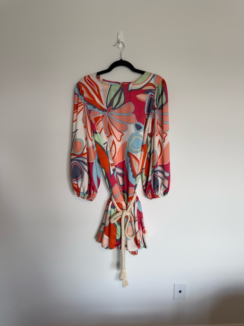 Alexis x Target Floral Tie-Waist Tunic Dress in Multicolor